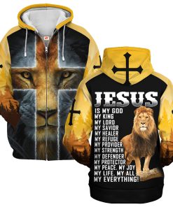 GOD LSNGO17 Premium Microfleece Zip Hoodie