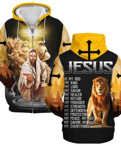 GOD LSNGO10 Premium Microfleece Zip Hoodie