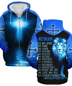 GOD LSNGO04 Premium Microfleece Zip Hoodie