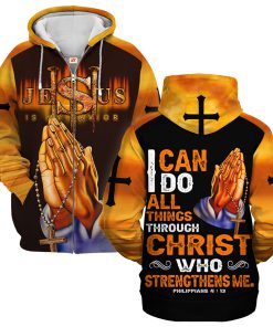 GOD LSNGO11 Premium Microfleece Zip Hoodie