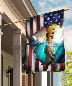 Jesus Saves Flag