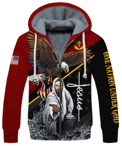 GOD HLT-1903-G-01 Premium Heavy Fleece Zip Hoodie