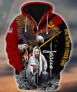 GOD HLT-1903-G-01 Premium Microfleece Zip Hoodie