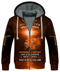 GOD NV-GOD-09 Premium Heavy Fleece Zip Hoodie