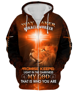 GOD NV-GOD-09 Premium Microfleece Zip Hoodie