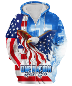 GOD NV-GOD-14 Premium Microfleece Zip Hoodie