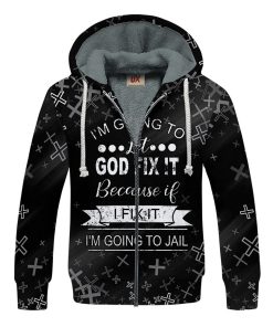GOD DBA-G-16 Premium Heavy Fleece Zip Hoodie