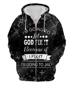 GOD NVGO109 Premium Microfleece Zip Hoodie