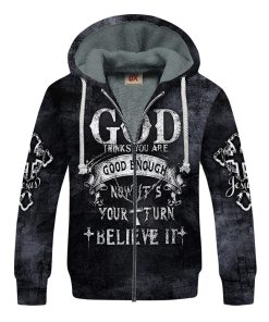 GOD NVG107 Premium Heavy Fleece Zip Hoodie