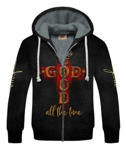 GOD NVG119 Premium Heavy Fleece Zip Hoodie