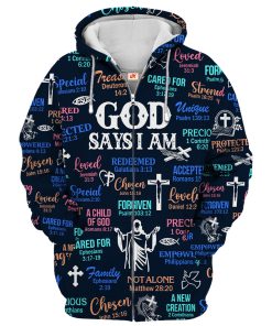 GOD HBLTGO102 Premium Microfleece Zip Hoodie