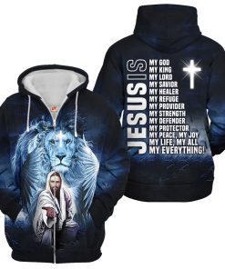 GOD NVGO149 Premium Microfleece Zip Hoodie