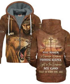 GOD HBLTGO111 Premium Heavy Fleece Zip Hoodie