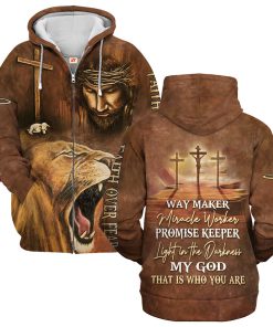 GOD HBLTGO111 Premium Microfleece Zip Hoodie