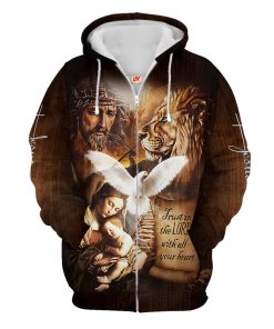 GOD NVGO155 Premium Microfleece Zip Hoodie