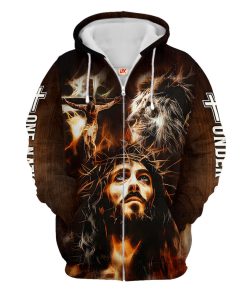 GOD NVGO156 Premium Microfleece Zip Hoodie