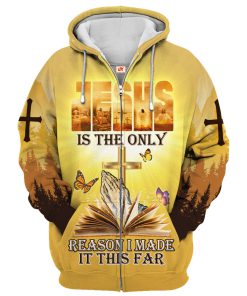 GOD HBLTGO117 Premium Microfleece Zip Hoodie