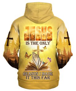 GOD HBLTGO117 Premium Heavy Fleece Zip Hoodie