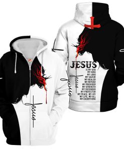 GOD LSNGO37 Premium Microfleece Zip Hoodie