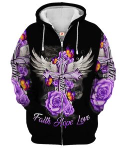 GOD LTGO407 Premium Microfleece Zip Hoodie