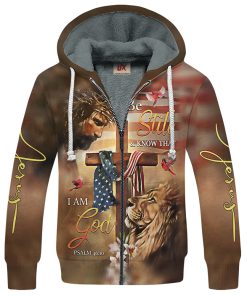 GOD HBLTGO141 Premium Heavy Fleece Zip Hoodie