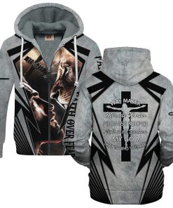 GOD HBLTGO142 Premium Heavy Fleece Zip Hoodie