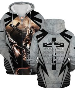 GOD HBLTGO142 Premium Microfleece Zip Hoodie