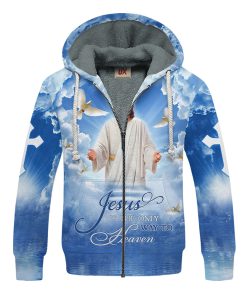 GOD NVGO172 Premium Heavy Fleece Zip Hoodie