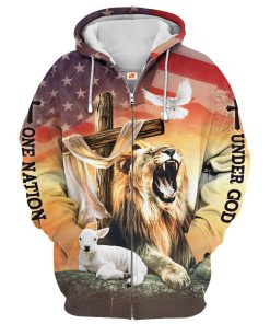 GOD HBLTGO156 Premium Microfleece Zip Hoodie
