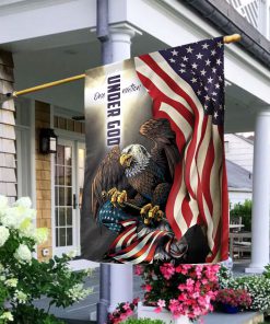 One Nation Under God - Special Eagle And American Flag AA151