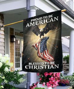 Blessed To Be Christian - Special Eagle And American Flag UXGO60FL