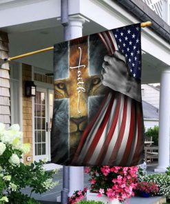 Unique Lion House Flag - Have Faith - UXGO04-FL