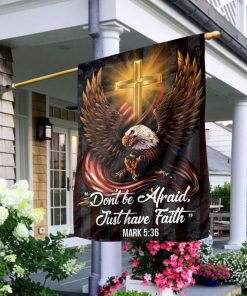Special Eagle and Cross Flag - Just Have Faith UXGO29FL