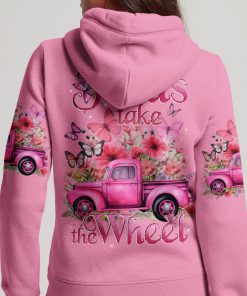 Jesus Take The Wheel  Premium Microfleece Hoodie/Zip Hoodie - For Men and Women