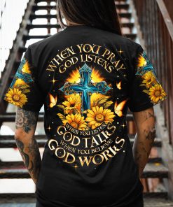 With God All Things Are Possible Lamb Women's All Over Print T-Shirt