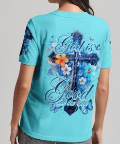 Jesus Dropped The Charges Lion Women's All Over Print T-Shirt