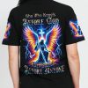 Worry Ends When Faith In God Begins Lilies Women's All Over Print T-Shirt