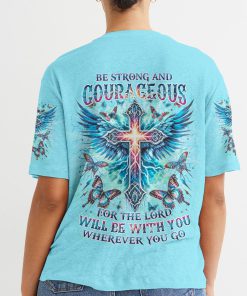Be Strong And Courageous Women's All Over Print T-Shirt
